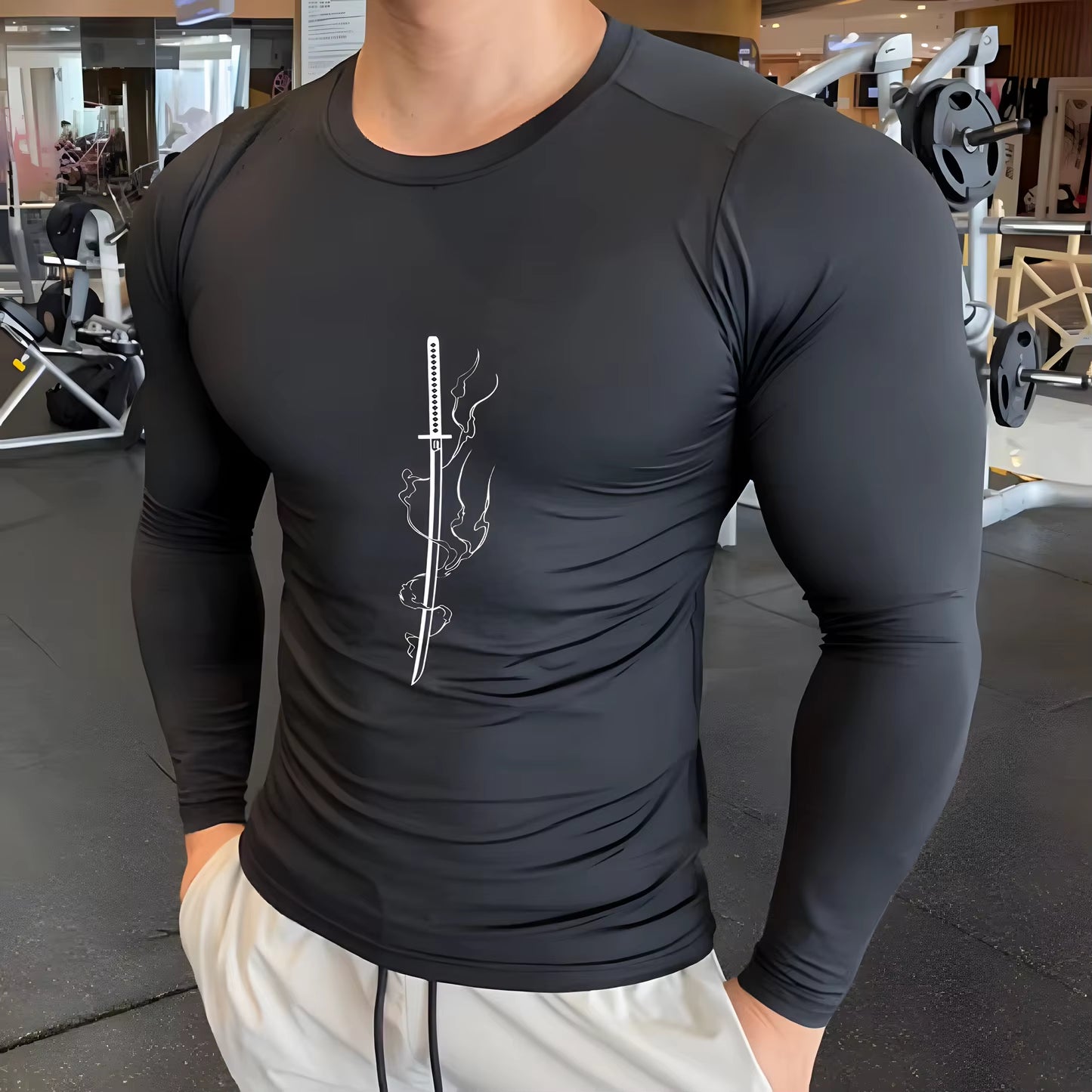 Summer Short Sleeve T-Shirt Men Compression Sports T Shirt New Running Quick Dry Gym Jogging Shirts Rashguard Jiu Jitsu Tops Man
