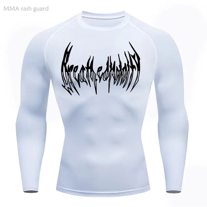 2025 Milk Silk Fitness T-Shirt Men'S Muscle Gym Compression Sportswear Quick-Drying Breathable Sports Bottoming Shirt S-3XL
